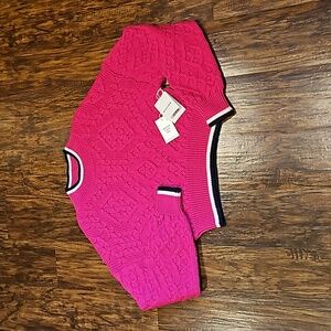 MOTHER mock cropped sweater NWT